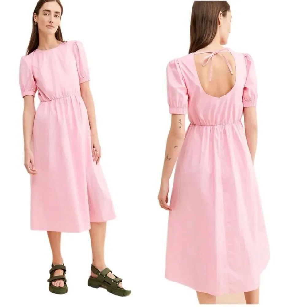Greylin Adriana Poplin Midi Dress